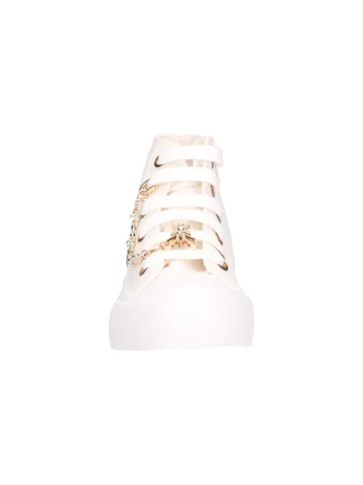Sneaker Patrizia Pepe da bambina avorio