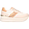 Sneaker platform Alviero Martini 1a Classe da bambina beige