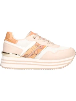Sneaker platform Alviero Martini 1a Classe da bambina beige