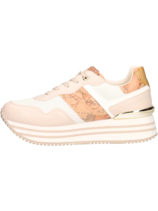 Sneaker platform Alviero Martini 1a Classe da bambina beige