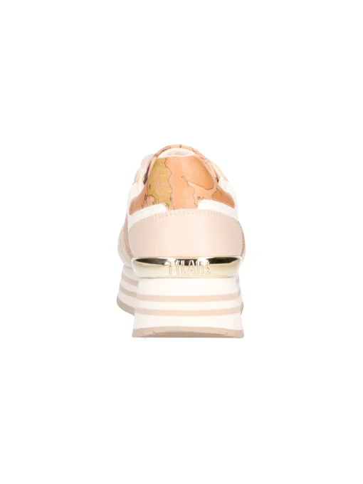 Sneaker platform Alviero Martini 1a Classe da bambina beige