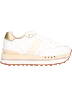Sneaker platform Blauer da donna bianca