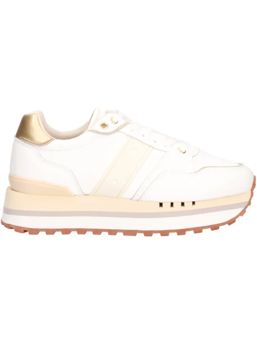 Sneaker platform Blauer da donna bianca