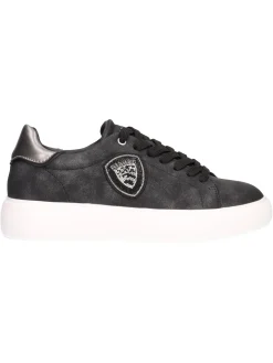 Sneaker platform Blauer da donna nera