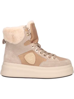 Sneaker platform Blauer da donna taupe