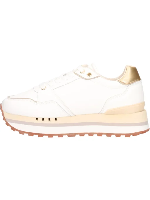 Sneaker platform Blauer da donna bianca