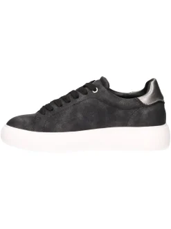 Sneaker platform Blauer da donna nera