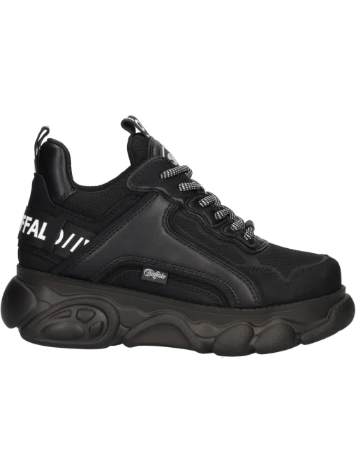 Sneaker platform Buffalo Chai Vegan da donna nera