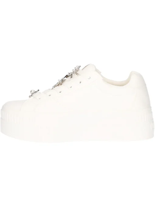 Sneaker platform Buffalo Paired Ice Vegan da donna bianca