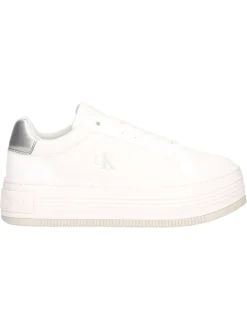 Sneaker platform Calvin Klein da donna bianca