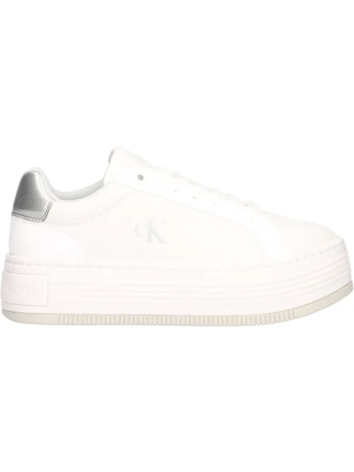 Sneaker platform Calvin Klein da donna bianca