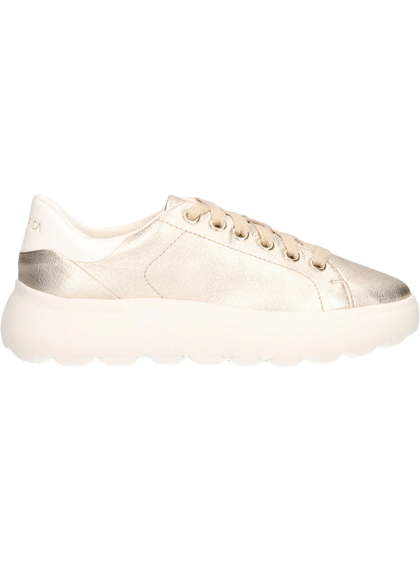 Sneaker platform Geox Spherica da donna oro