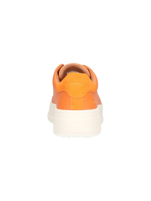 Sneaker platform Geox Spherica da donna arancione