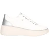 Sneaker platform Geox Sunnetty da donna bianca