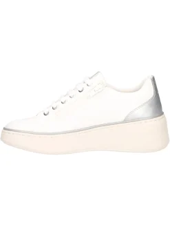 Sneaker platform Geox Sunnetty da donna bianca