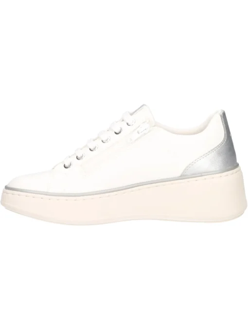 Sneaker platform Geox Sunnetty da donna bianca