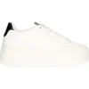 Sneaker platform Goldu0026amp;Gold da donna bianca