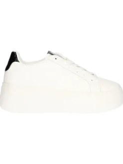 Sneaker platform Goldu0026amp;Gold da donna bianca