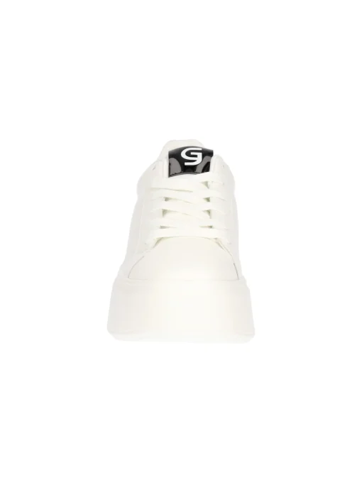 Sneaker platform Goldu0026amp;Gold da donna bianca