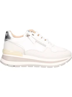 Sneaker platform Keys da donna bianca