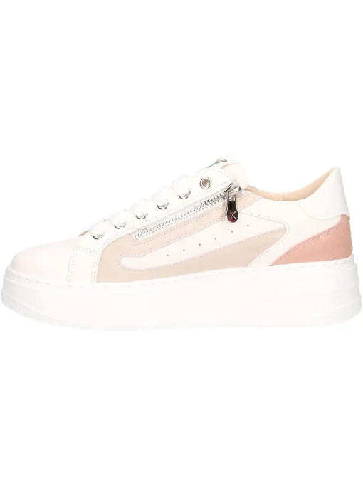 Sneaker platform Keys da donna avorio