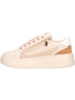 Sneaker platform Keys da donna beige
