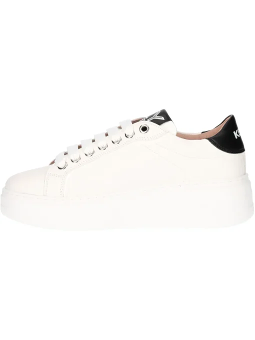 Sneaker platform Keys da donna avorio chiaro
