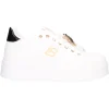 Sneaker platform Laura Biagiotti da donna bianca