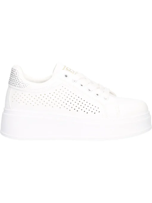 Sneaker platform Laura Biagiotti da donna bianca