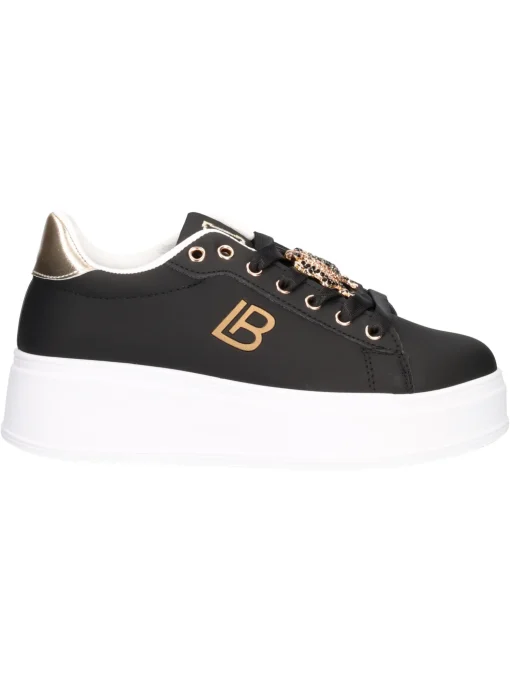 Sneaker platform Laura Biagiotti da donna nera