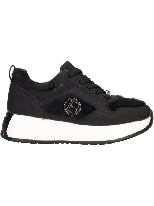 Sneaker platform Laura Biagiotti da donna nera