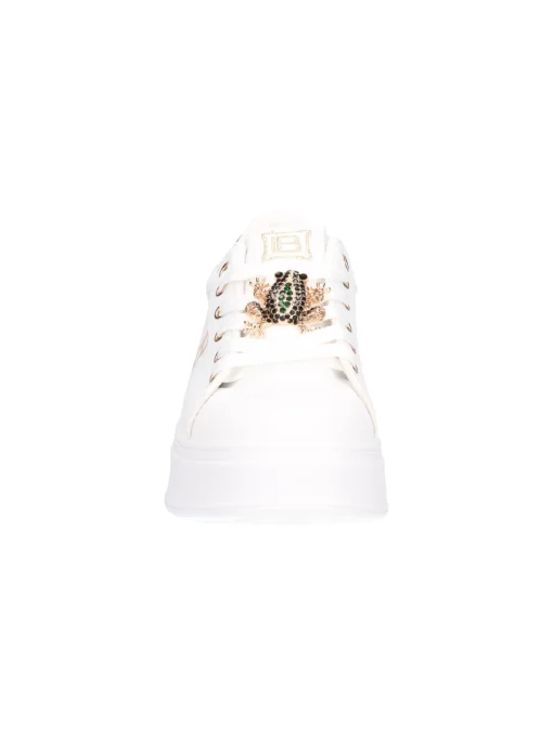 Sneaker platform Laura Biagiotti da donna bianca