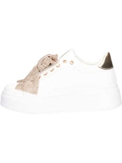Sneaker platform Laura Biagiotti da donna bianca