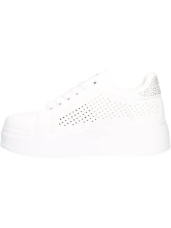 Sneaker platform Laura Biagiotti da donna bianca