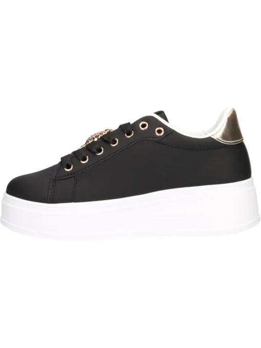 Sneaker platform Laura Biagiotti da donna nera