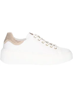 Sneaker platform Nero Giardini da donna bianca