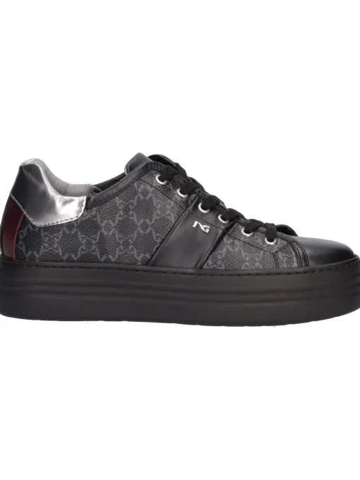 Sneaker platform Nero Giardini da donna nera