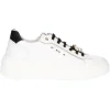 Sneaker platform Nero Giardini da donna bianca