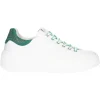 Sneaker platform Nero Giardini da donna bianca