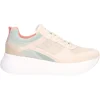 Sneaker platform Nero Giardini da donna beige