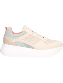 Sneaker platform Nero Giardini da donna beige