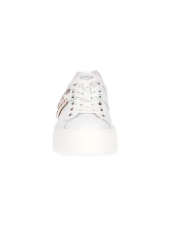 Sneaker platform Nero Giardini da donna bianca