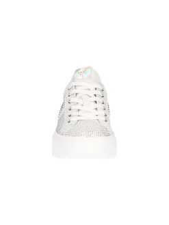 Sneaker platform Nero Giardini da donna grigia/argento