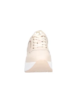 Sneaker platform Nero Giardini da donna beige