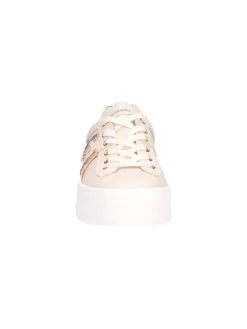 Sneaker platform Nero Giardini da donna beige