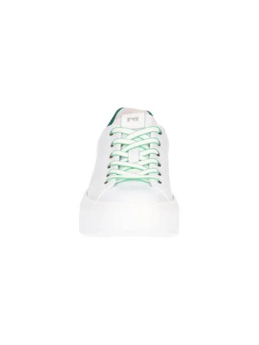 Sneaker platform Nero Giardini da donna bianca