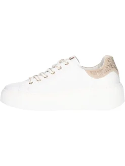 Sneaker platform Nero Giardini da donna bianca