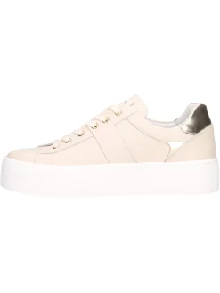 Sneaker platform Nero Giardini da donna beige