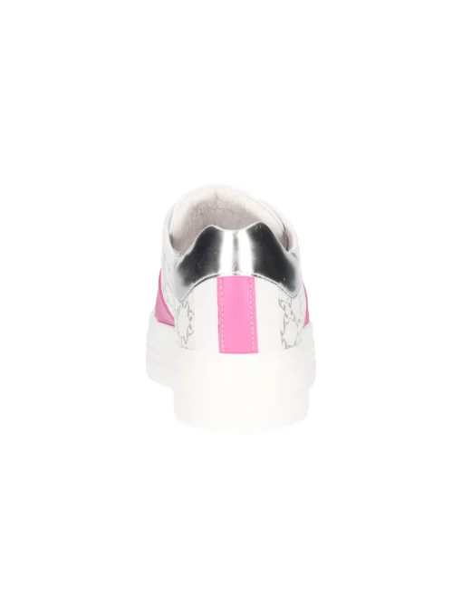 Sneaker platform Nero Giardini da donna bianca