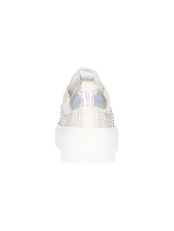 Sneaker platform Nero Giardini da donna grigia/argento
